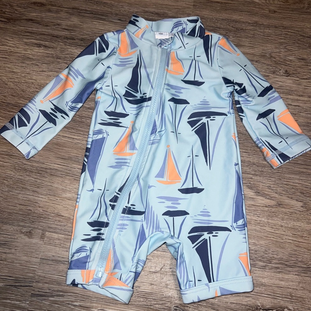 Baby Boy Carters Sailboat Swimsuit